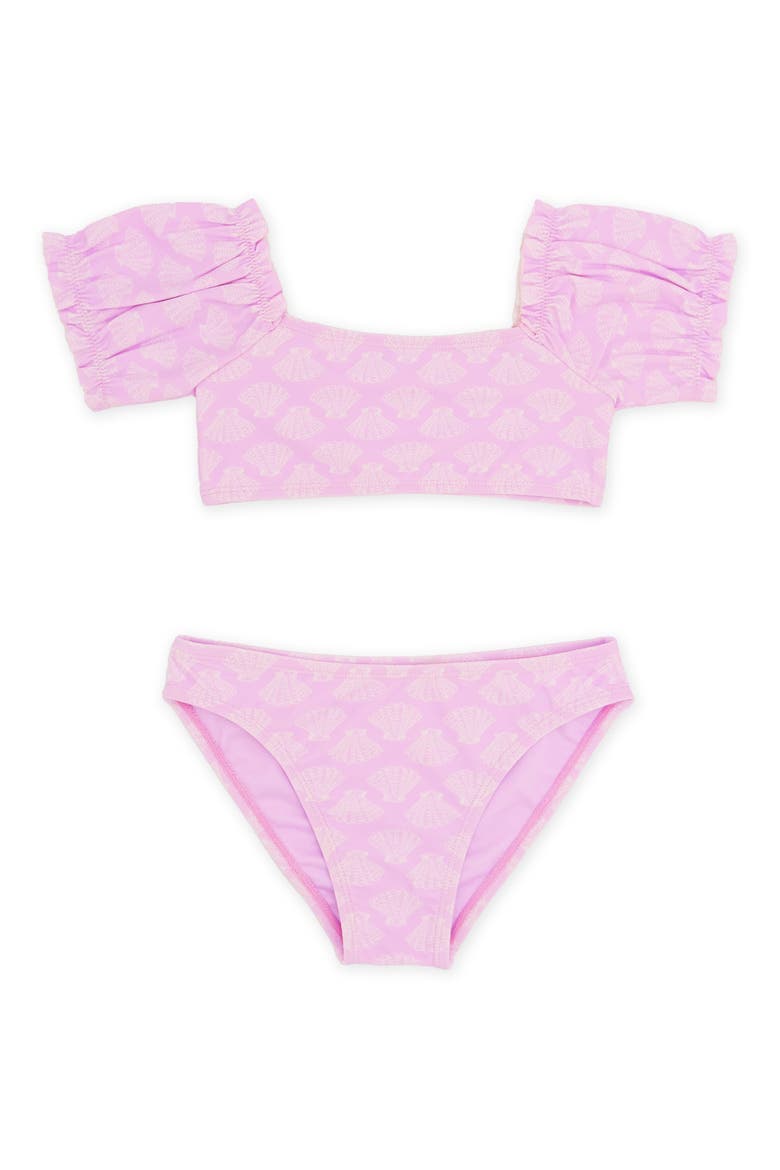 Kids' Blossom Two-Piece Swimsuit, Main, color, POP PINK