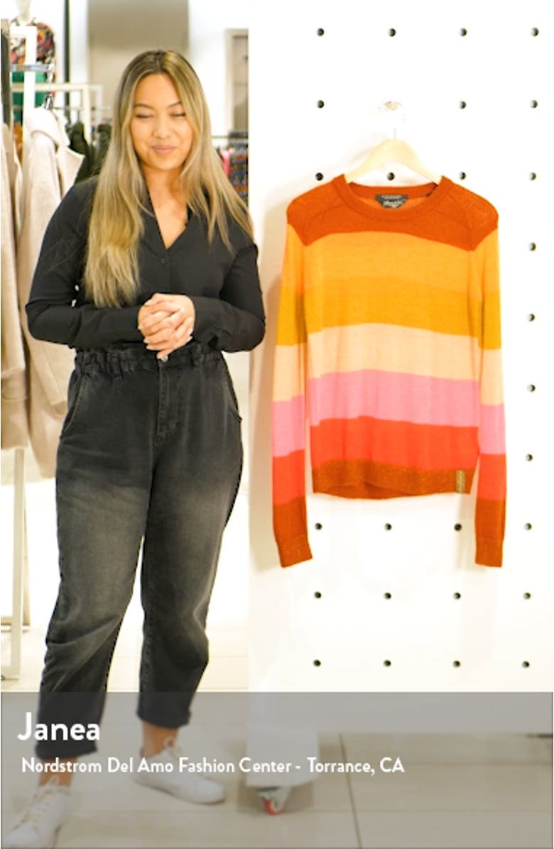 Colorful Stripe Pullover, sales video thumbnail