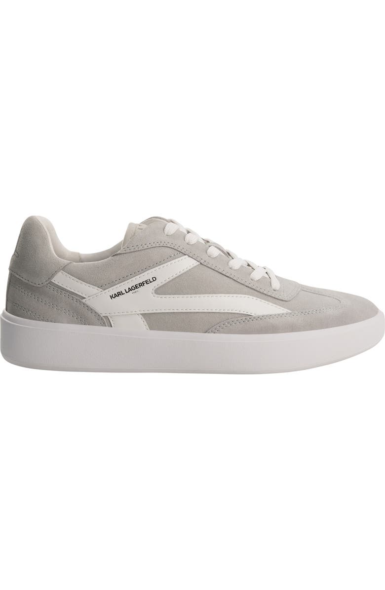 KARL LAGERFELD PARIS Suede Side-K Sneaker, Alternate, color,