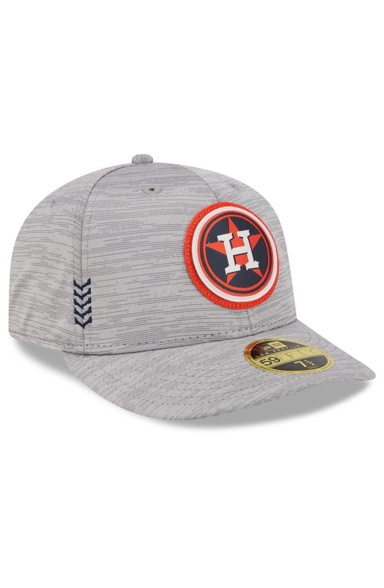 New Era Men's New Era  Gray Houston Astros 2024 Clubhouse Low Profile 59FIFTY Fitted Hat, Alternate, color, 