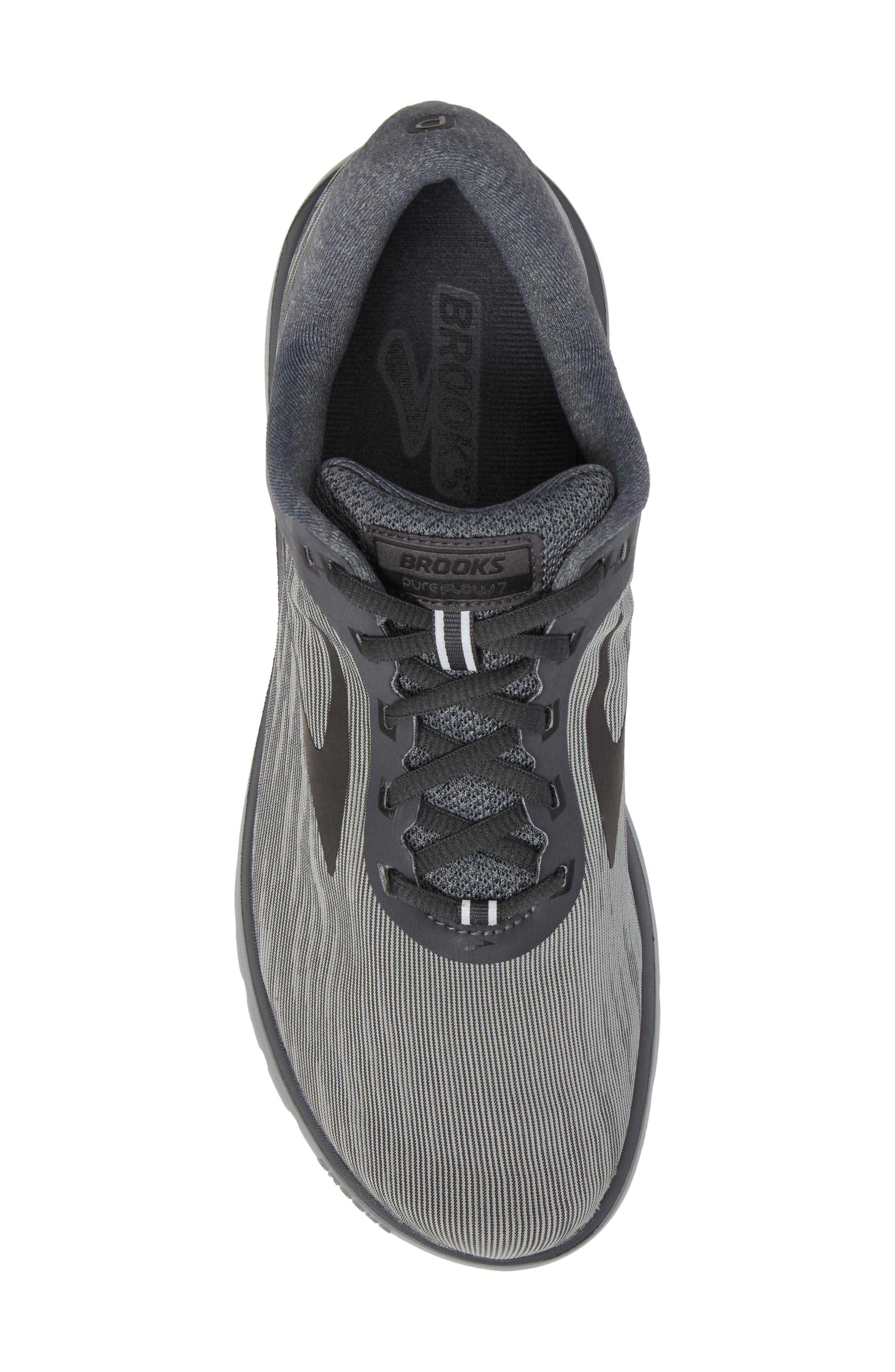 PureFlow 7 Running Shoe, Alternate, color, GREY/ GREY/ BLACK
