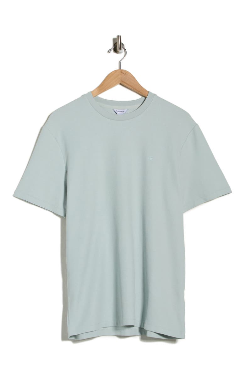 Micro Waffle T-Shirt, Alternate, color, PALE MEADOW