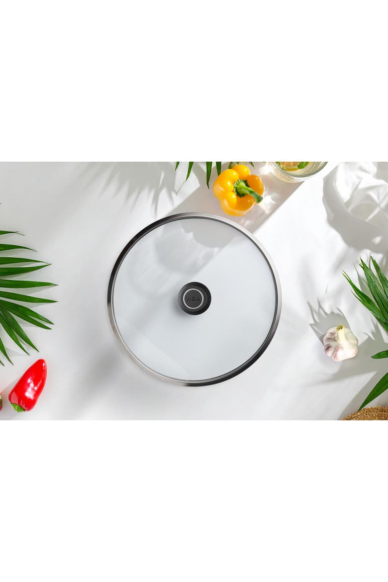 Ecologic Safety Glass Lid 12.5-Inch, Alternate, color, Black