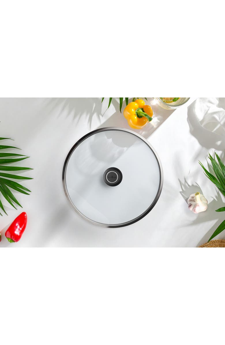 WOLL Ecologic Safety Glass Lid 12.5-Inch, Alternate, color, Black