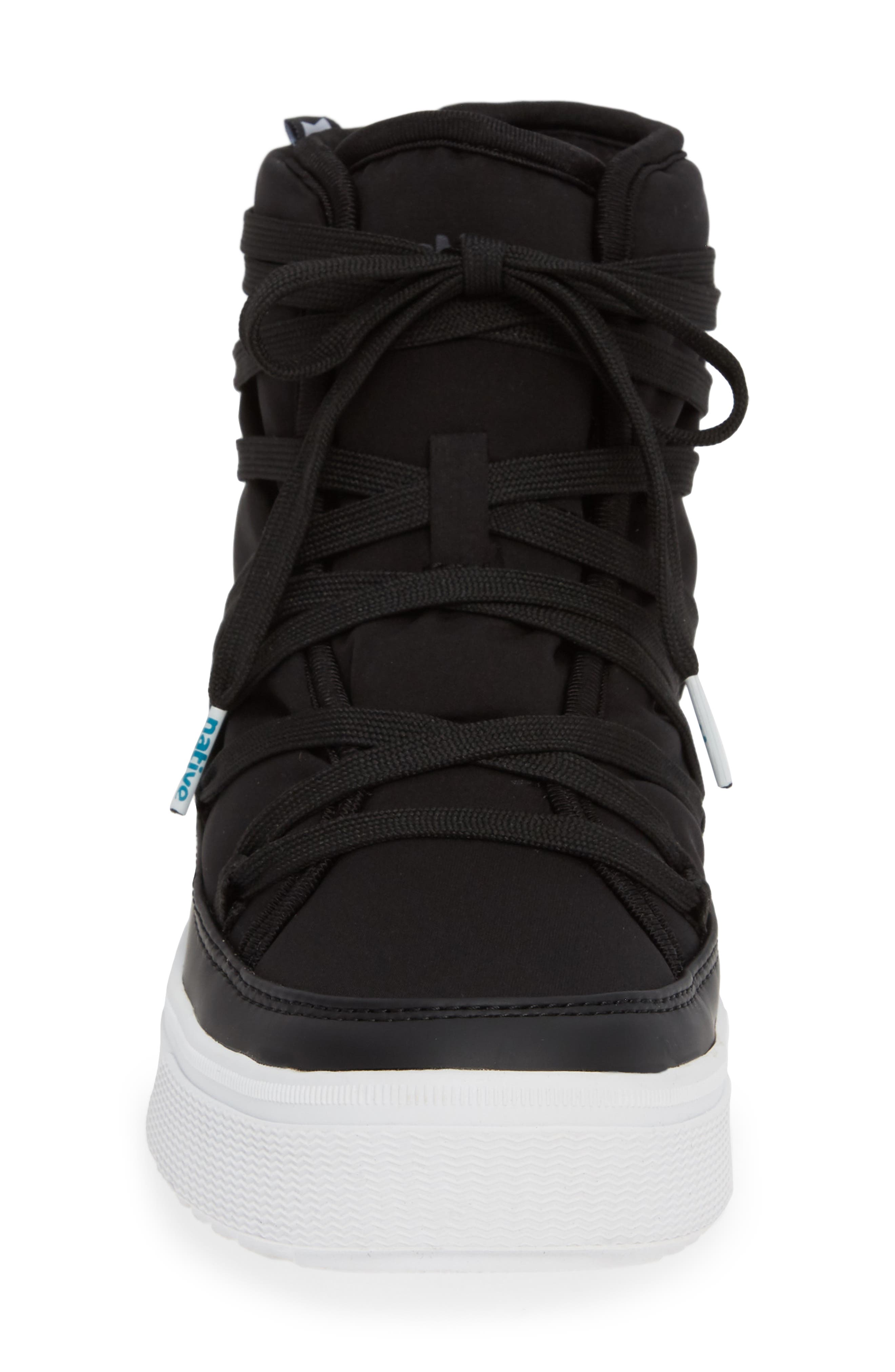 Native Shoes Native Chamonix Vegan Water Resistant Boot, Alternate, color, Jfyblk/Shlwht