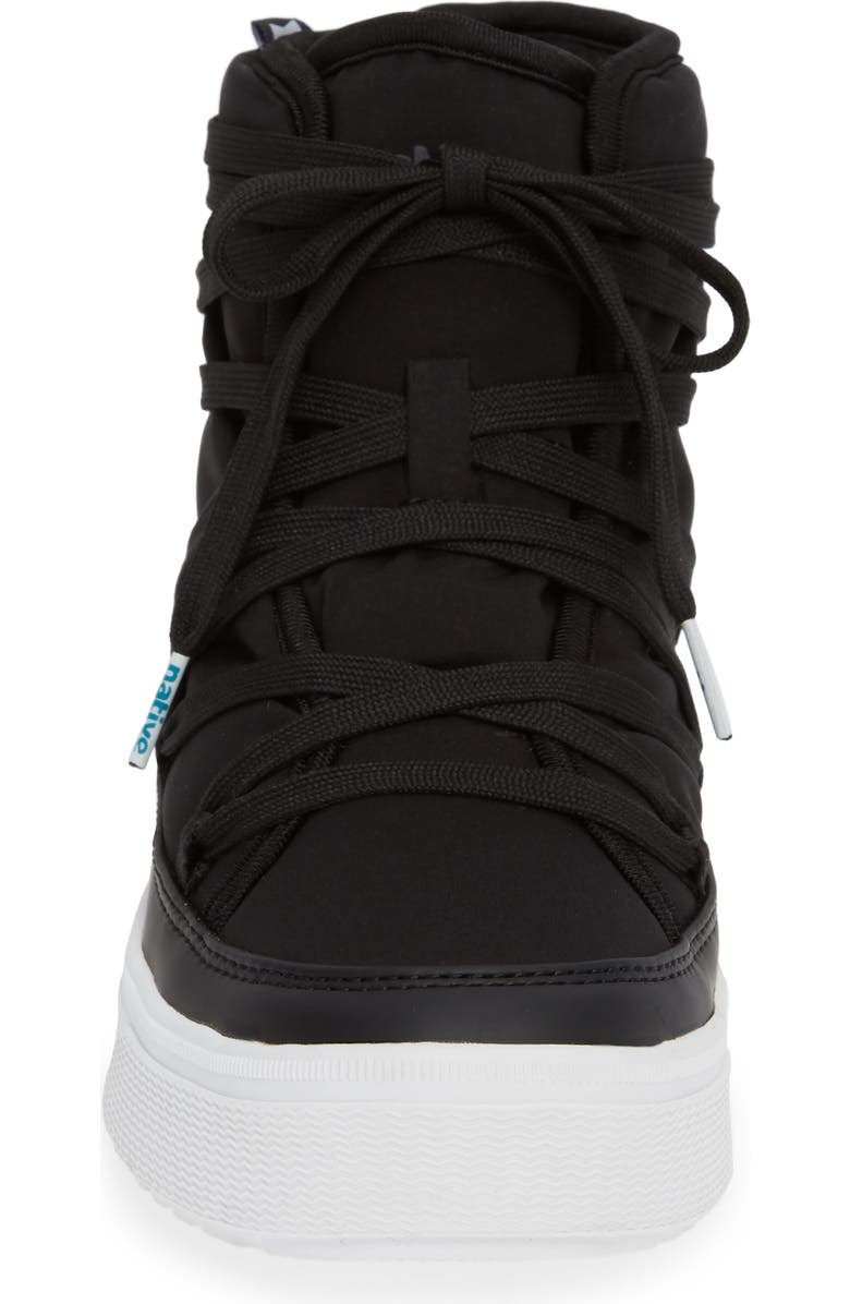 Native Shoes Native Chamonix Vegan Water Resistant Boot, Alternate, color, Jfyblk/Shlwht