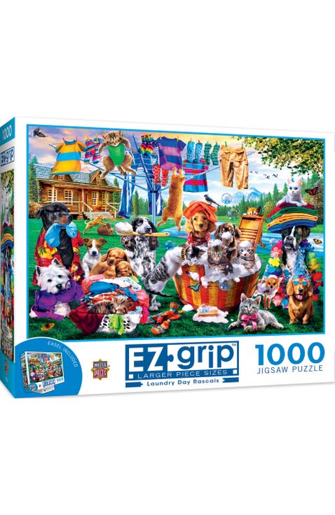 Laundry Day Rascals 1000 Piece Puzzle