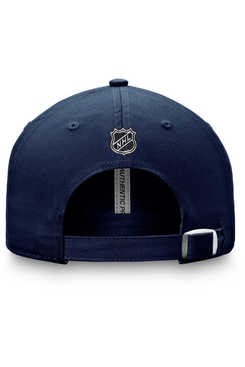 Men's Fanatics Branded Deep Sea Blue Seattle Kraken Authentic Pro Rink Adjustable Hat, Alternate, color, Navy