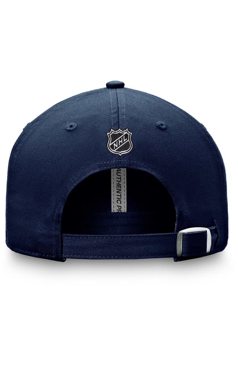 FANATICS Men's Fanatics Branded Deep Sea Blue Seattle Kraken Authentic Pro Rink Adjustable Hat, Alternate, color, Navy
