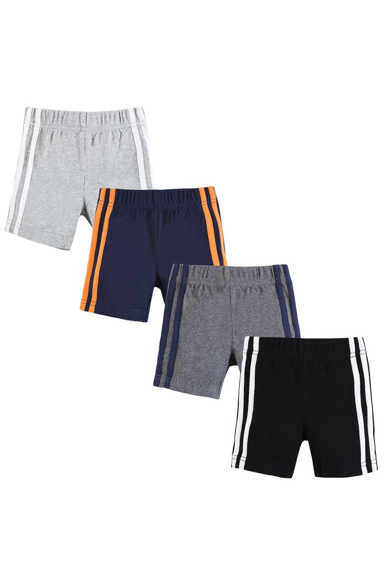 Shorts-Bottoms 4-Pack, Main, color, Heather Gray Black