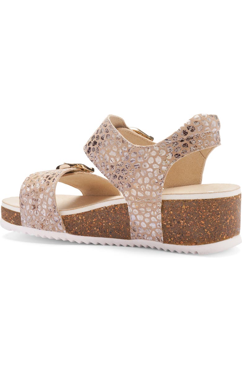 ara Nova Platform Wedge Sandal, Alternate, color, Camel