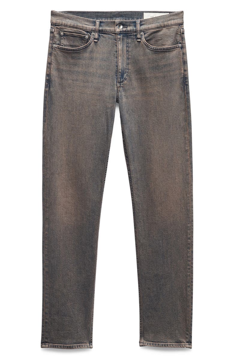 rag & bone Fit 2 Authentic Stretch Slim Fit Jeans, Alternate, color, Ochre Blue
