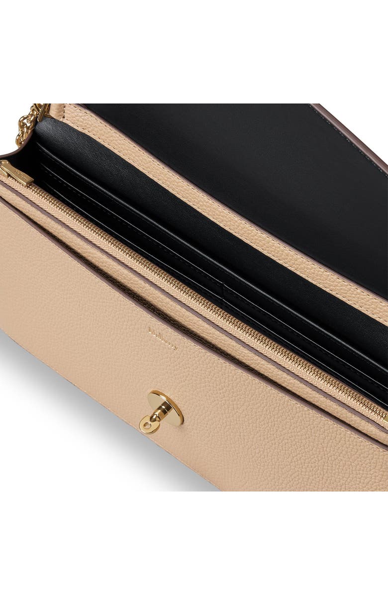 Mulberry Darley Leather Clutch, Alternate, color, Crumpet