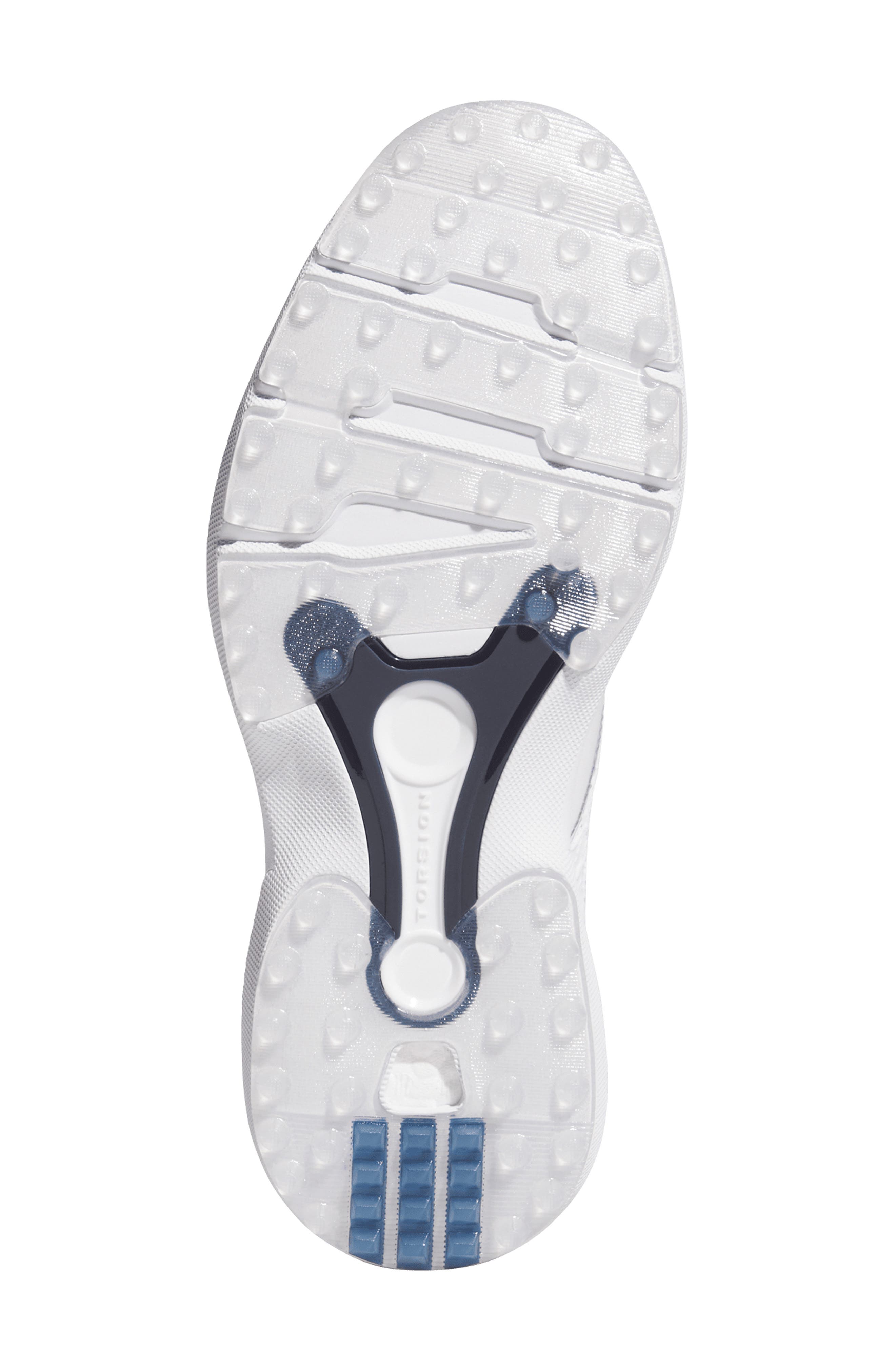 adidas MC70 Spikeless Golf Shoe, Alternate, color, White/ Collegiate Navy/ Silver