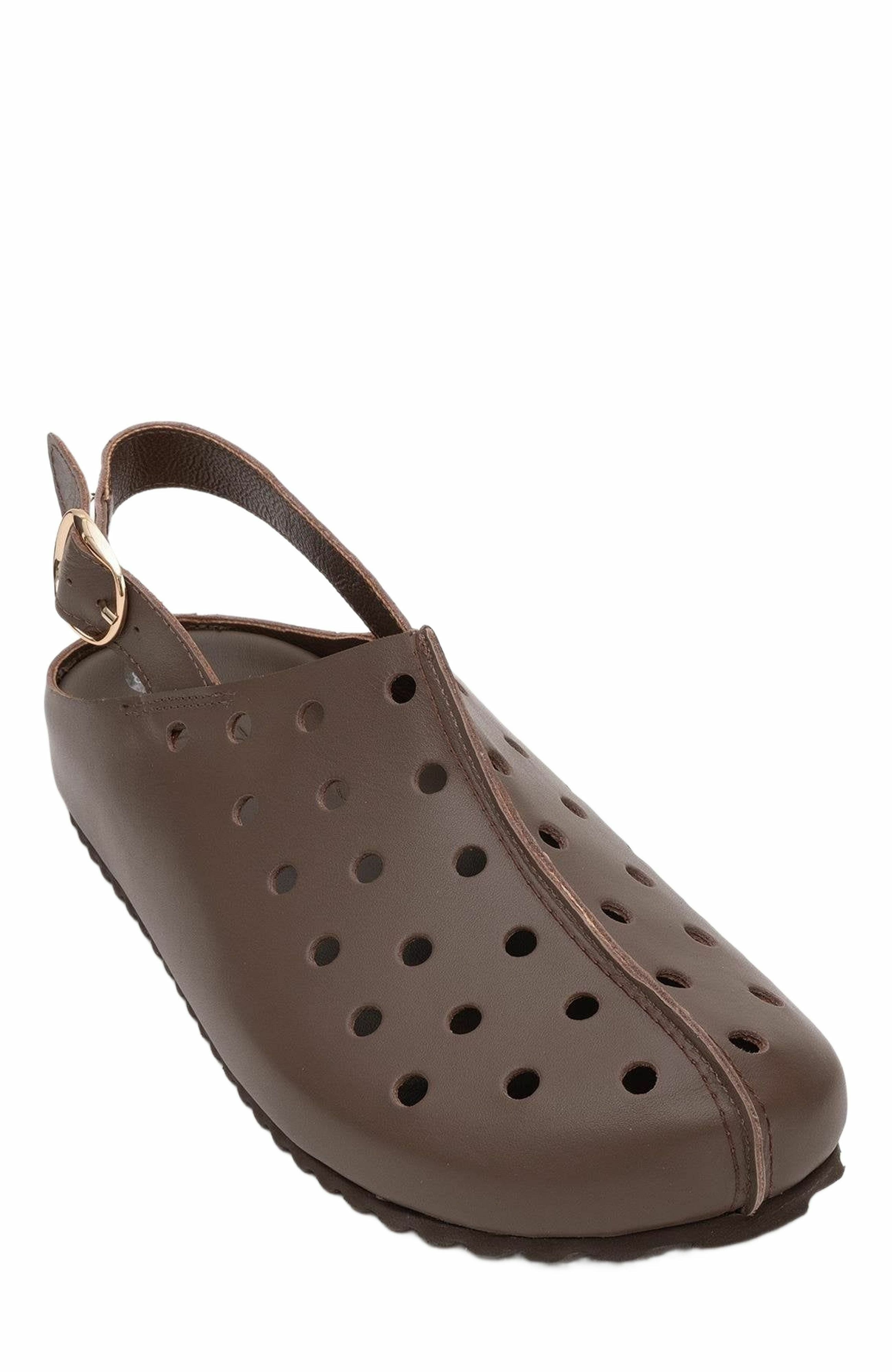 Justa Leather Clogs - image 4