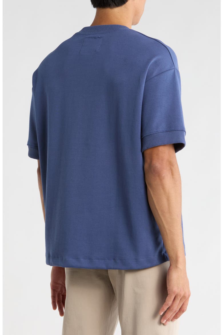 Heavyweight Short Sleeve T-Shirt, Alternate, color, BLUE
