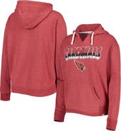 '47 Women's '47 Cardinal Arizona Cardinals Color Rise Kennedy Notch Neck Pullover Hoodie