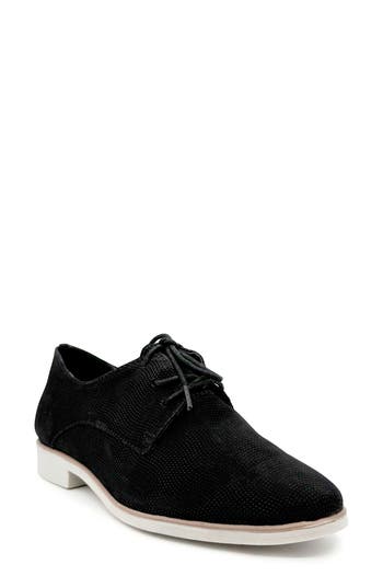 Chelsea Crew Buck Derby In Black Nubuck