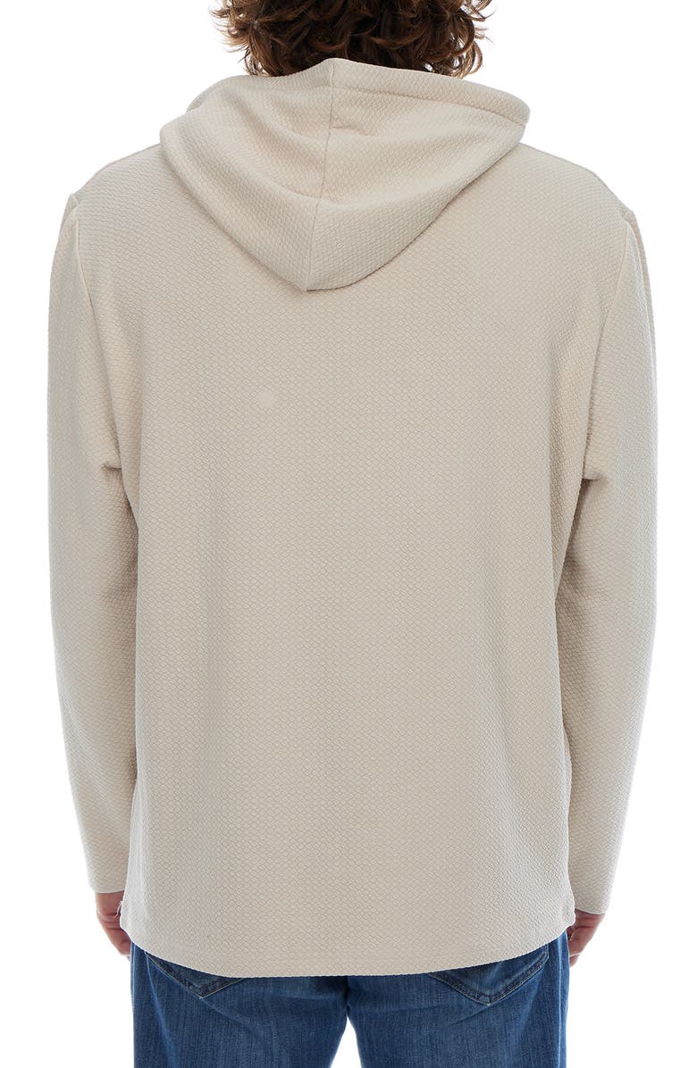 PX Textured Hoodie, Alternate, color, Cream