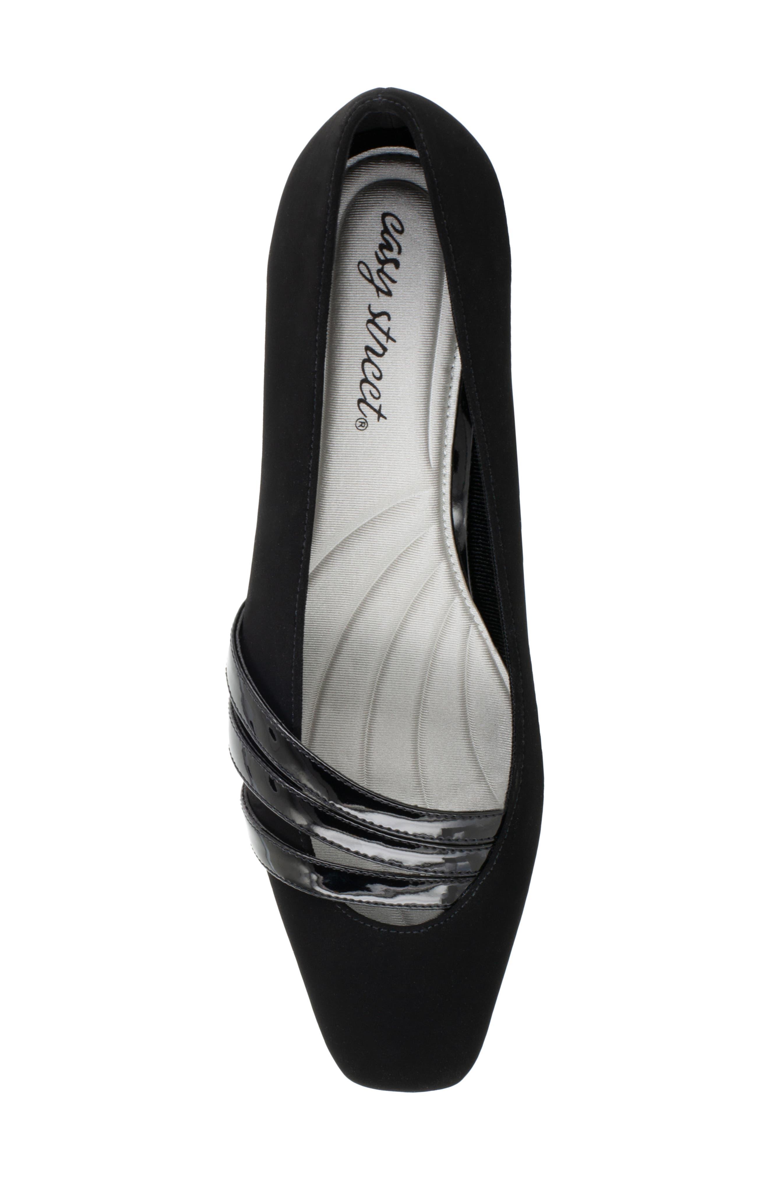 EASY STREET Entice Block Heel Pump - Multiple Widths Available, Alternate, color, Black Lamy/Patent