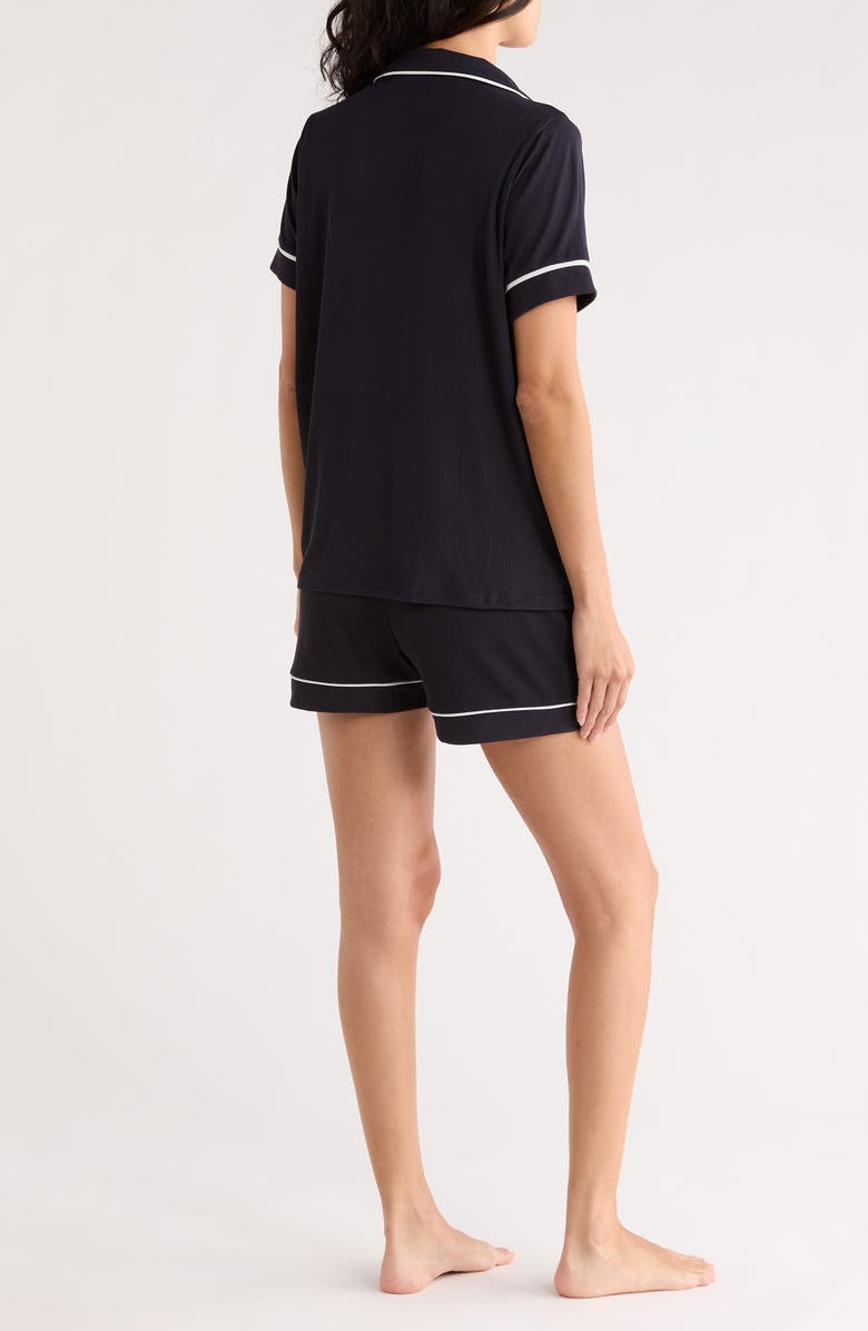 French Connection 3-Piece Jersey Pajamas, Alternate, color, Deep Well