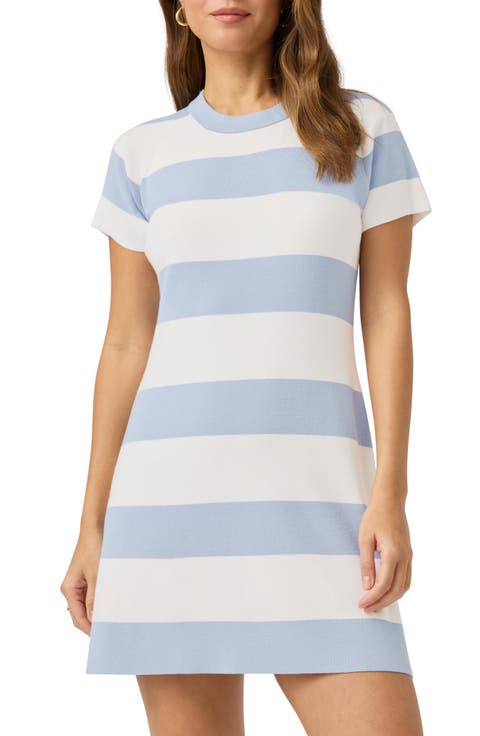 Veronica Stripe Sweater Minidress