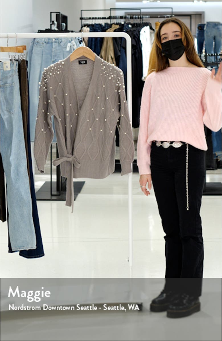 Embellished Wrap Sweater, sales video thumbnail