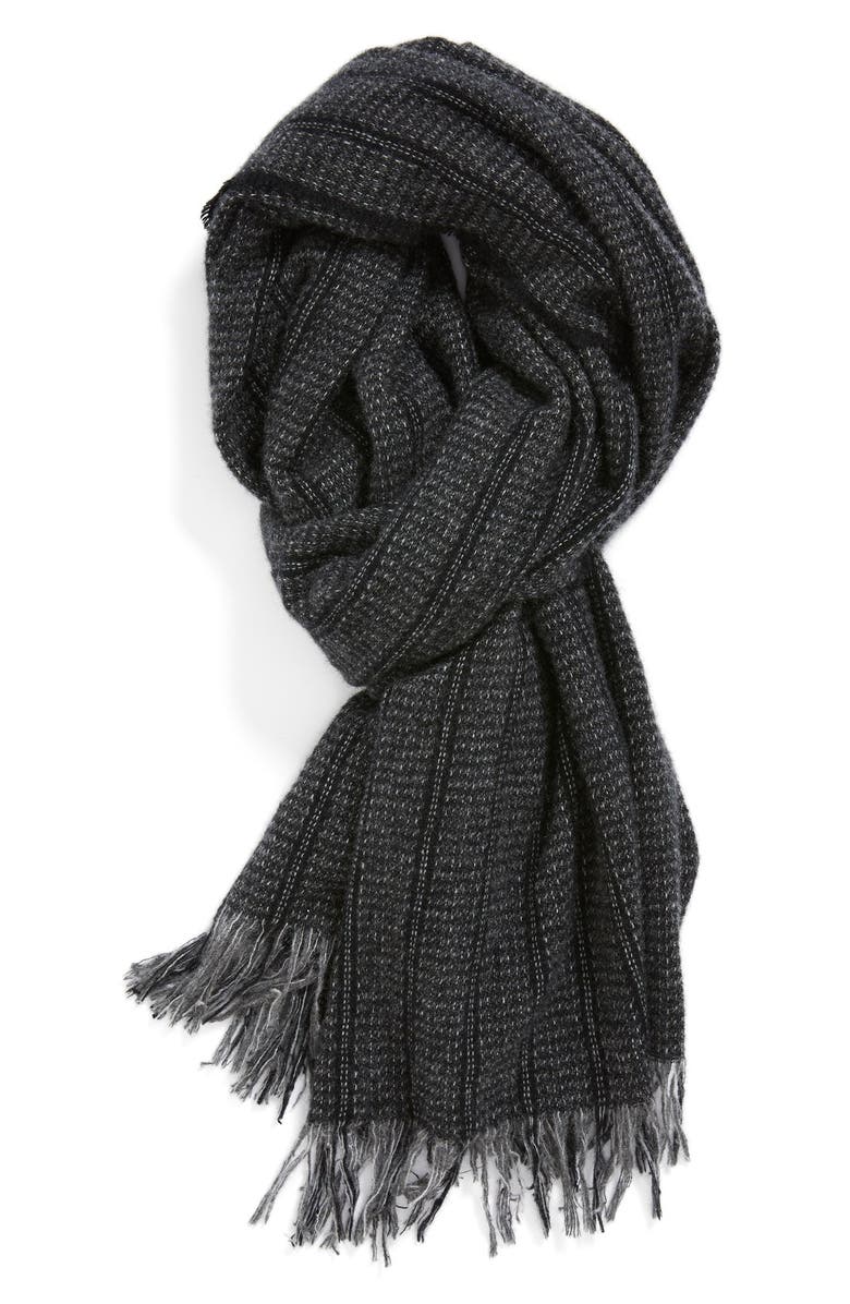 John Varvatos Star USA Cashmere Scarf, Main, color, 
