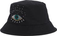 Kurt Geiger London Evil Eye Embellished Bucket Hat