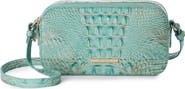 Brahmin Danica Croc Embossed Leather Crossbody Bag