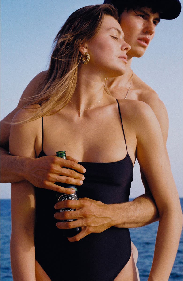 Sunkissed LE BON BON ONE-PIECE SWIMSUIT, Alternate, color, Black