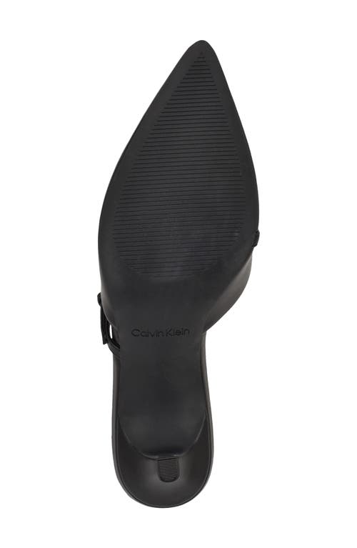 CALVIN KLEIN CALVIN KLEIN JANSY POINTED TOE MULE