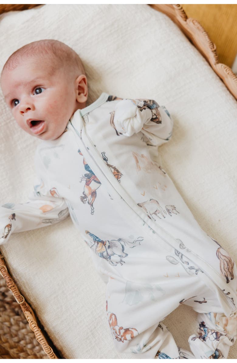 Copper Pearl Boone Zip One-Piece Pajamas, Alternate, color, Boone