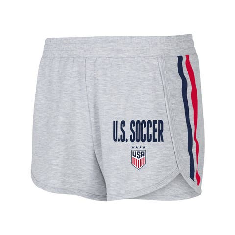 Women's Concepts Sport Gray USWNT Cedar Tri-Blend Shorts