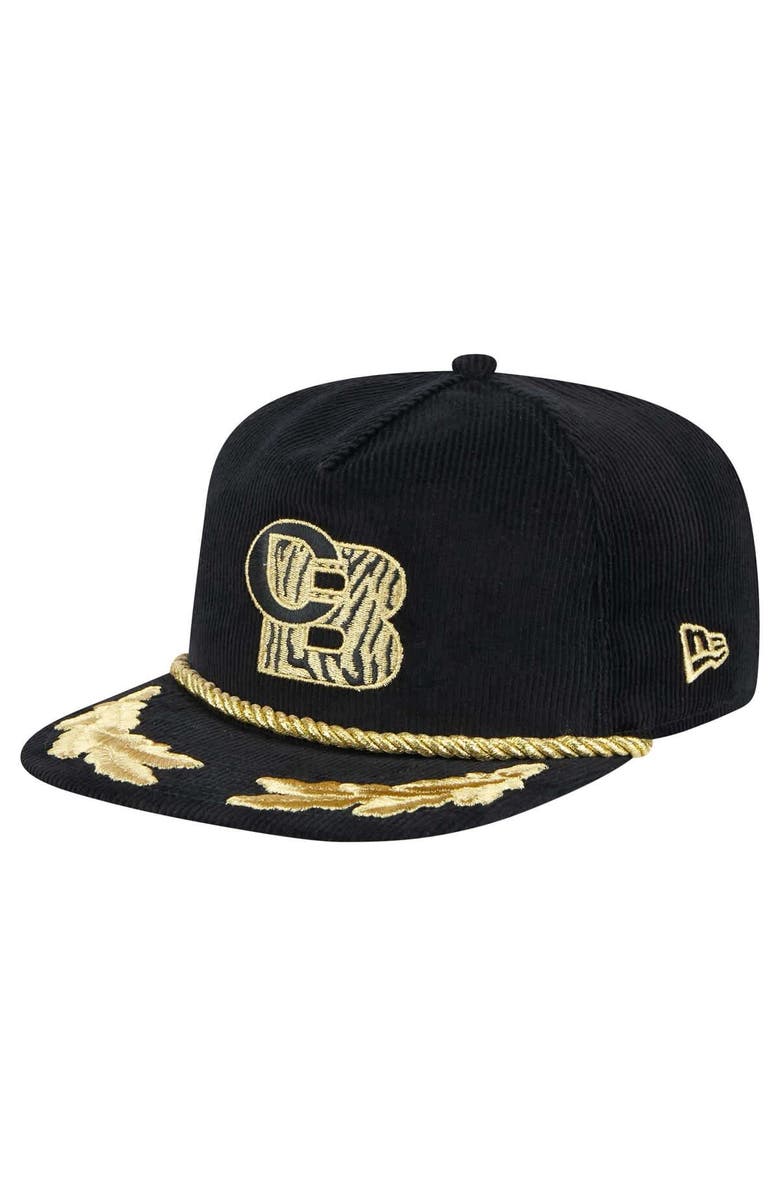 New Era Men's New Era Black Cincinnati Bengals City Originals Corduroy Skipper Golfer Snapback Hat, Alternate, color, Black