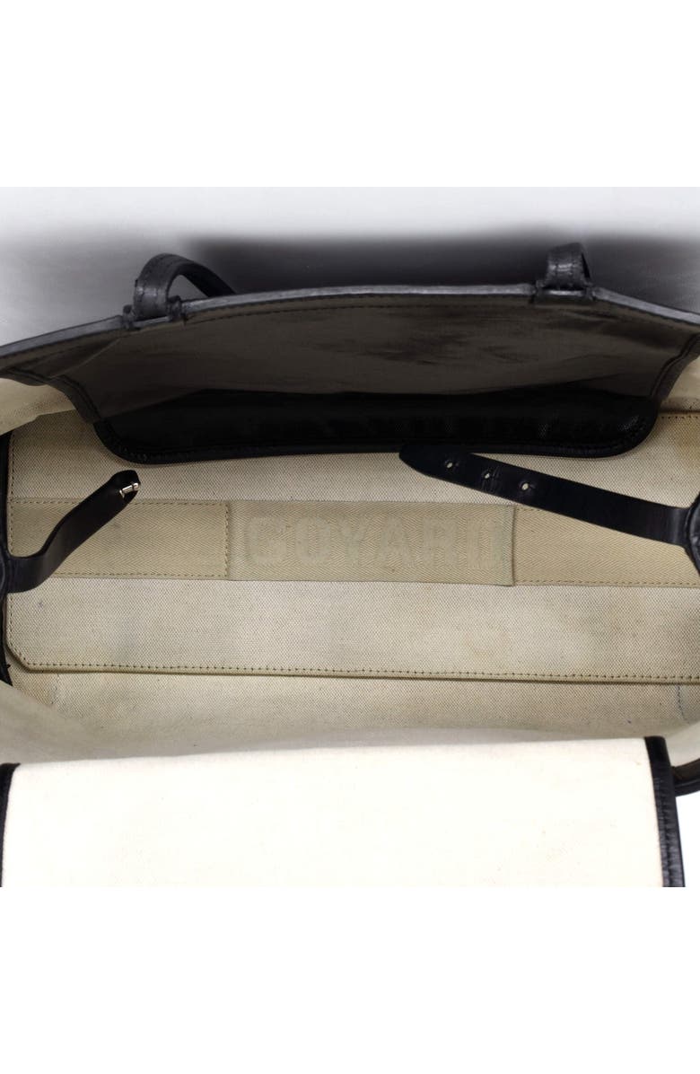 Pre-Owned Goyard Bellechasse Bag Coated Canvas PM, Alternate, color, Black