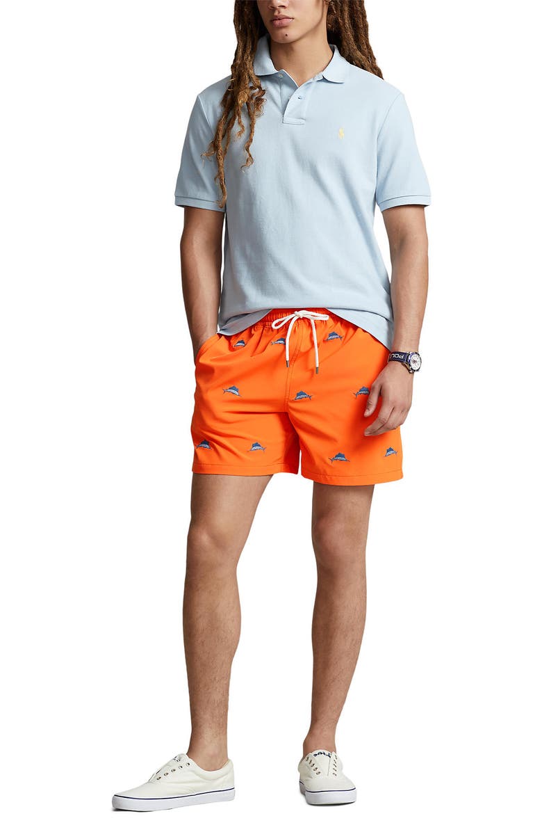 Polo Ralph Lauren Traveler Swim Trunks, Alternate, color, 