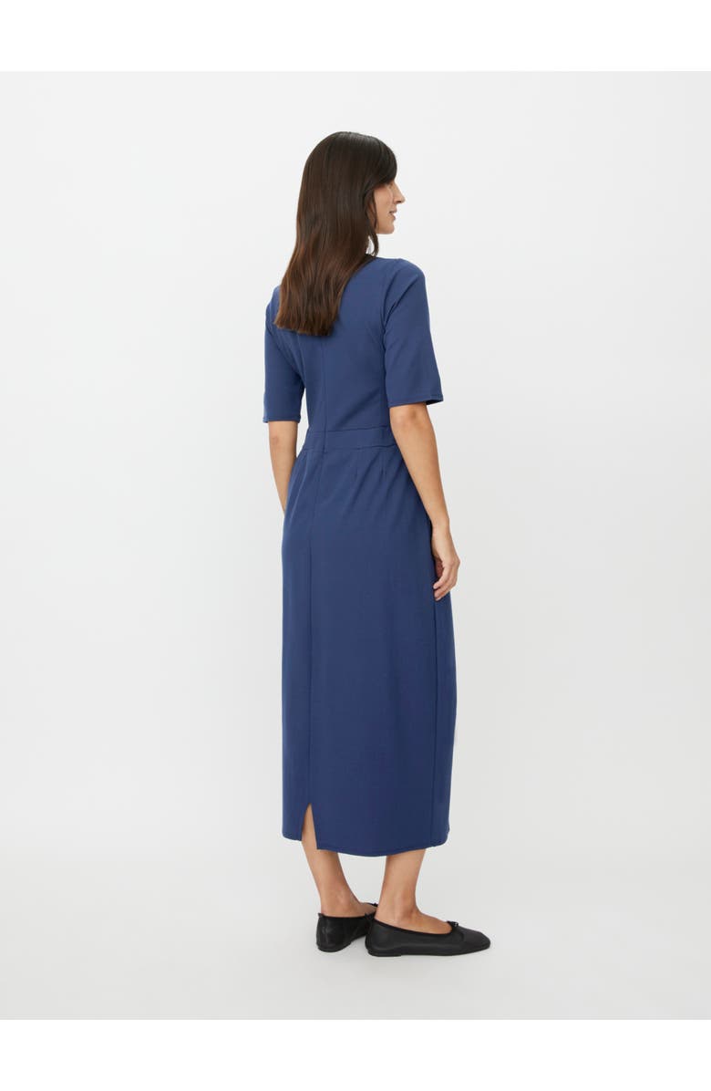 Masai Copenhagen MaNaelisa Pleated Midi Dress, Alternate, color, Navy Blazer
