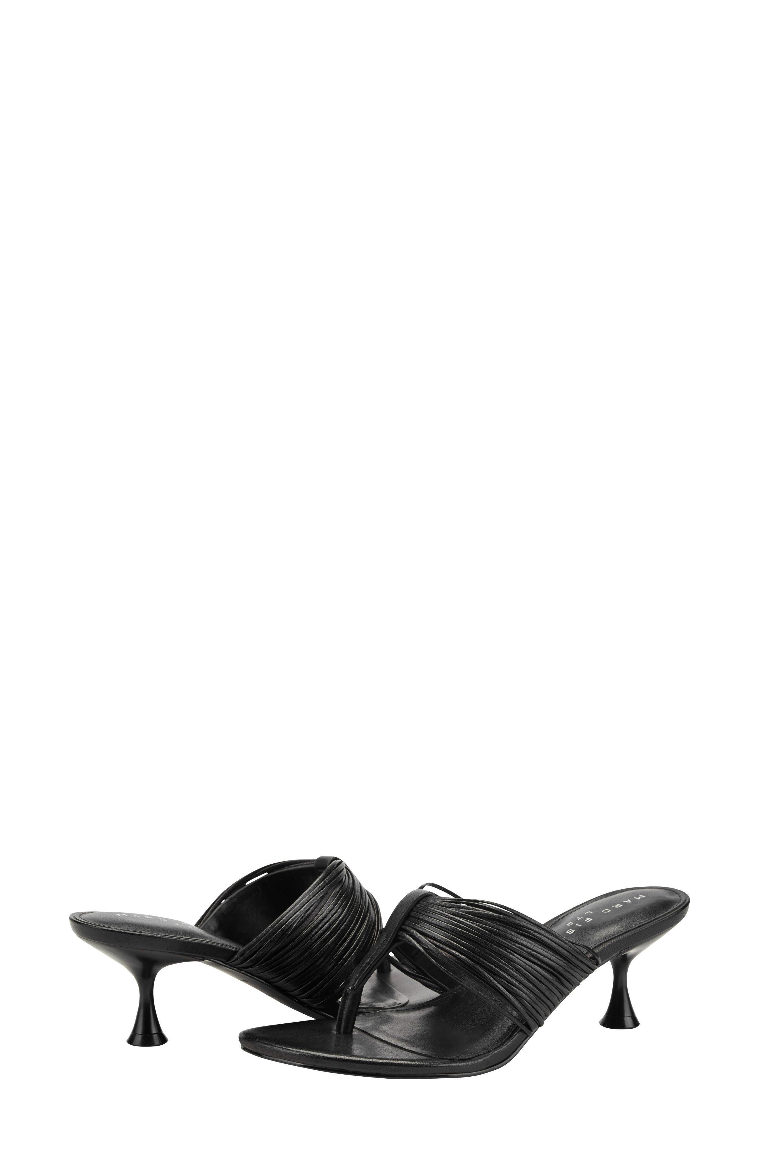 Marc Fisher LTD Pamilla Sandal, Alternate, color, Black