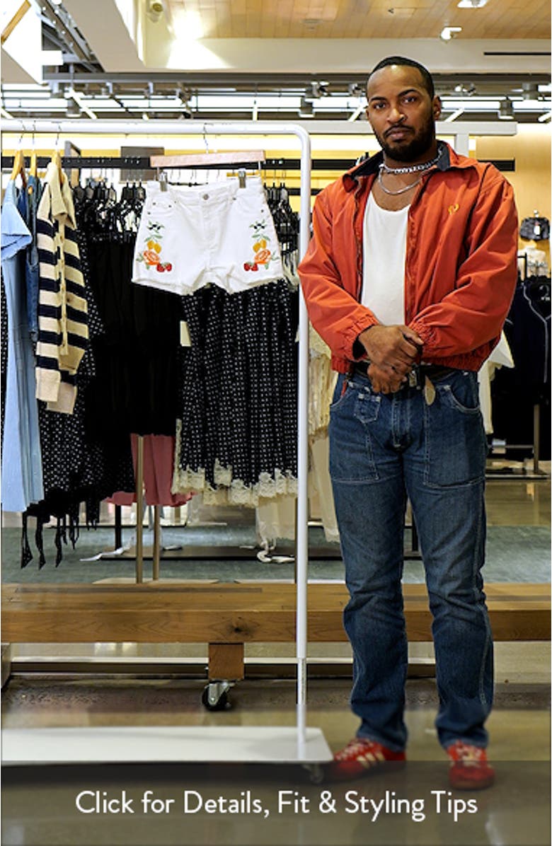 Fruit Embroidery Denim Shorts, sales video thumbnail