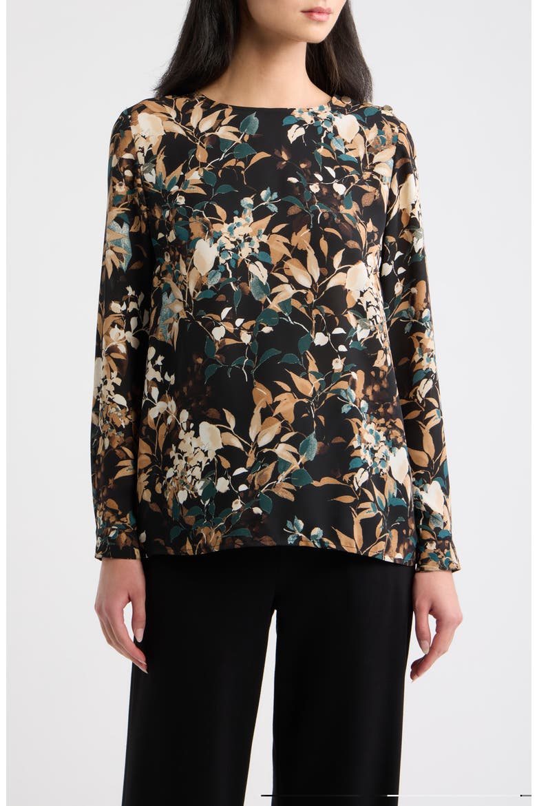 Clean Front Utility Top, Main, color, ANNE BLACK/ TREELINE MULTI