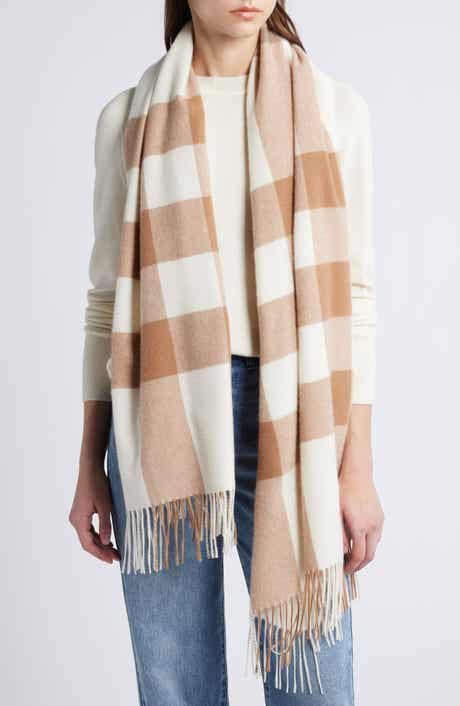 Nordstrom Buffalo Check Cashmere Scarf