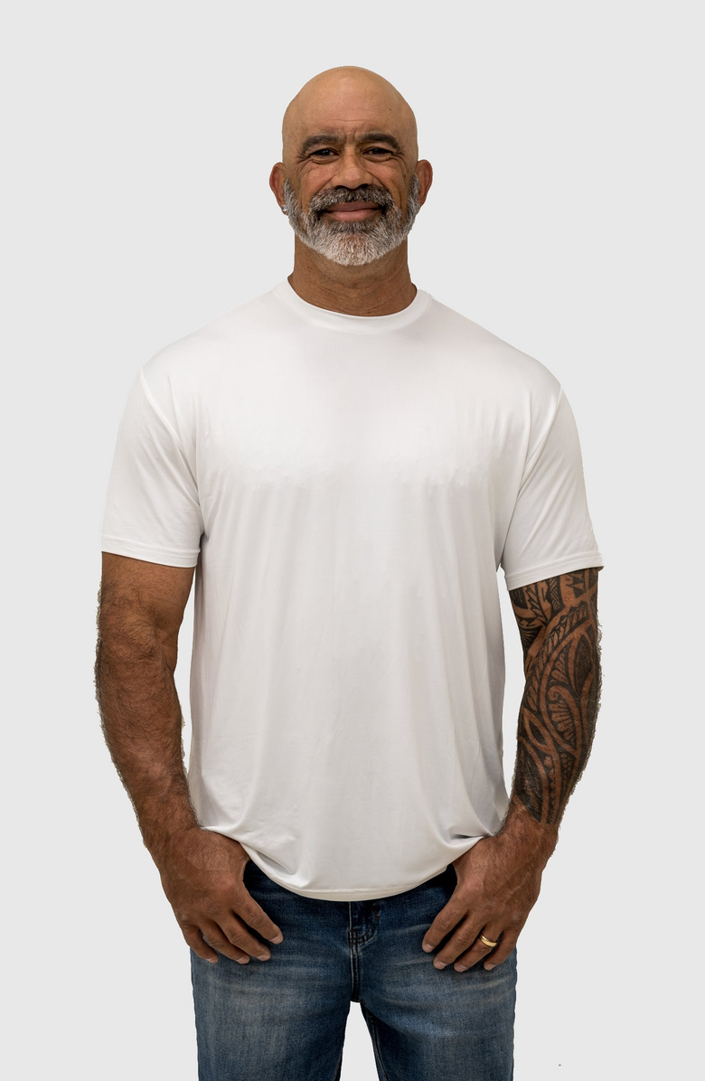 EPIC FITS Active Tech 3-Pack Crew Neck T-Shirts, Alternate, color, Black, White, Slate Blue