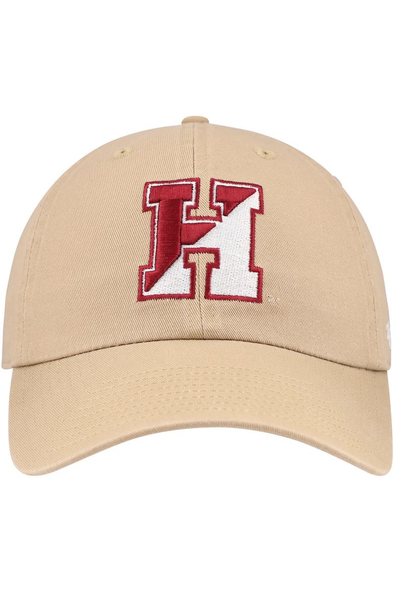 Men's '47 Khaki Harvard Crimson Clean Up Adjustable Hat, Alternate, color, Khaki