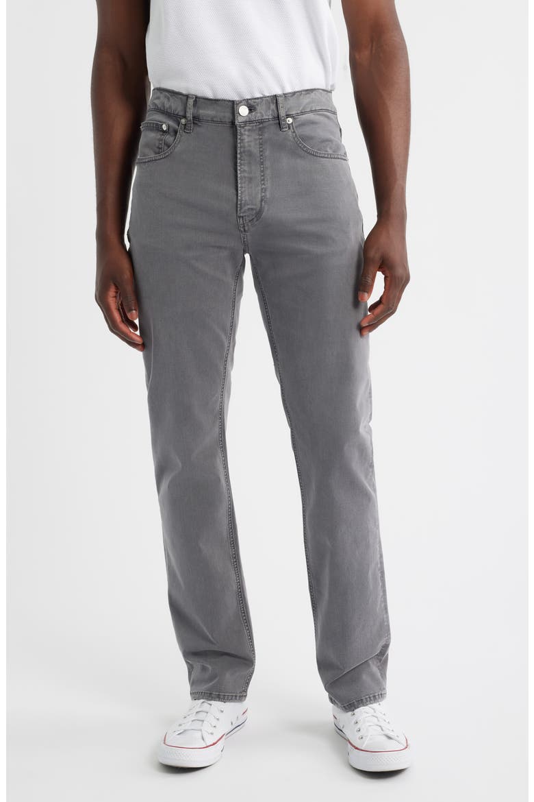 Modern Straight Leg Five-Pocket Twill Pants, Main, color, OLD BLUE