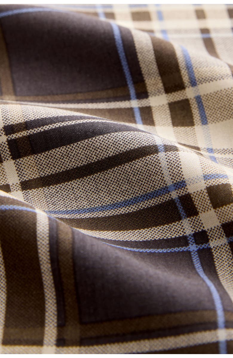 NEXT Check Print Long Sleeve Minidress, Alternate, color, Check