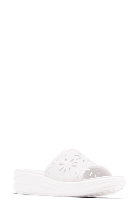 Drift Floral Wedge Slide Sandal (Women)