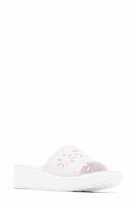 Drift Floral Wedge Slide Sandal