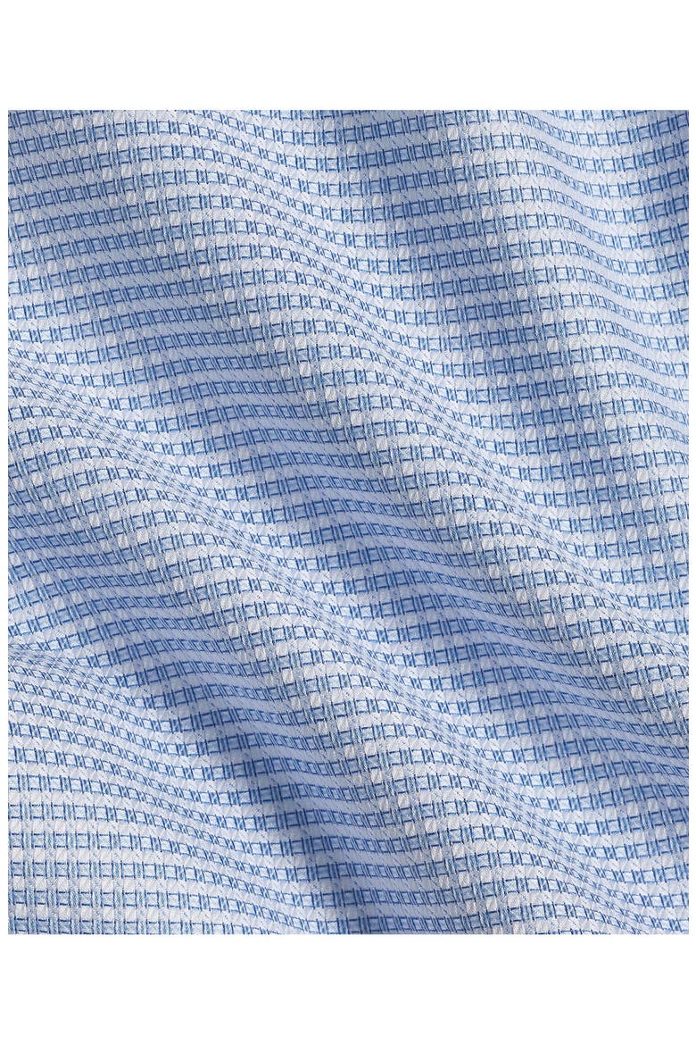 Trim Fit Micro Dobby Dress Shirt, Alternate, color, BLUE/ SKY