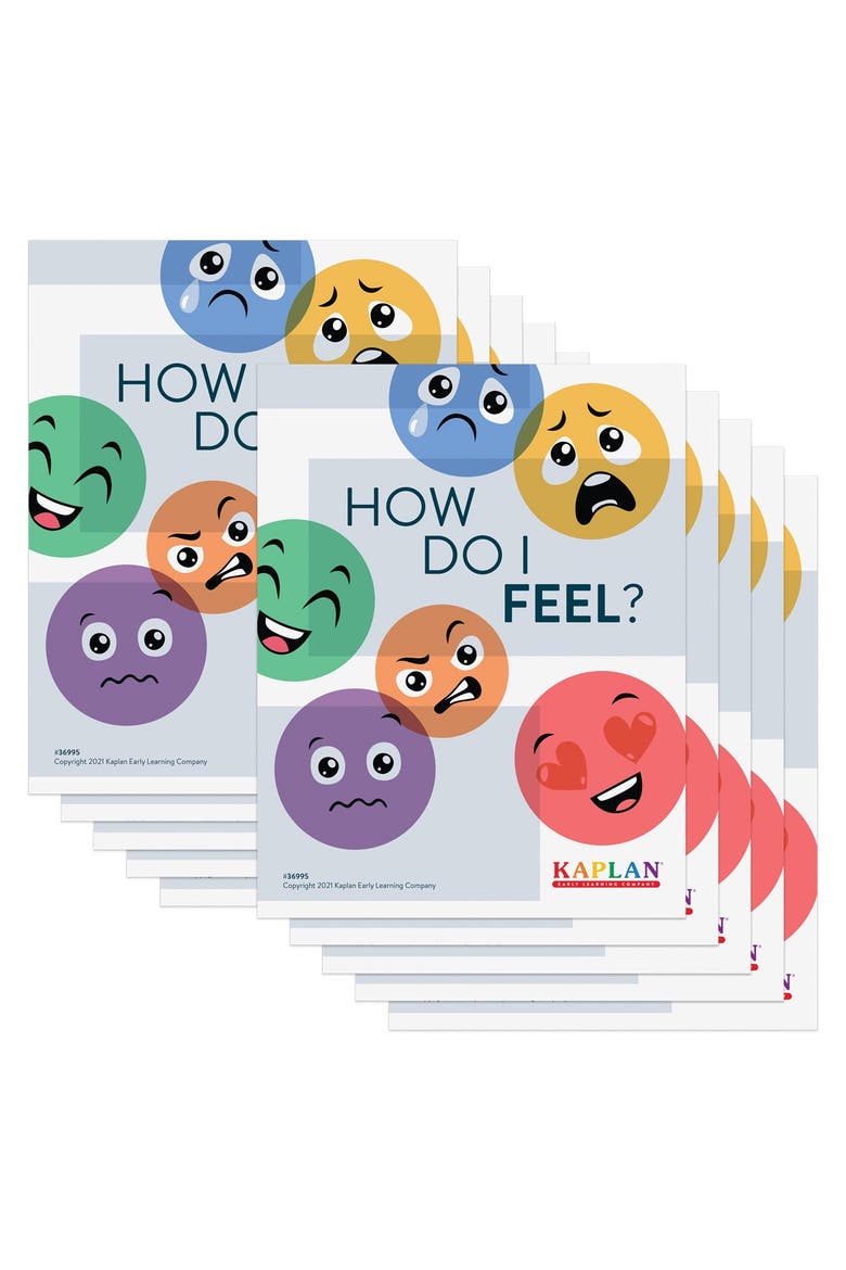 How Do I Feel Journals - Set of 10, Main, color, White